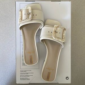 DEACON SLIDE SANDAL Ivory